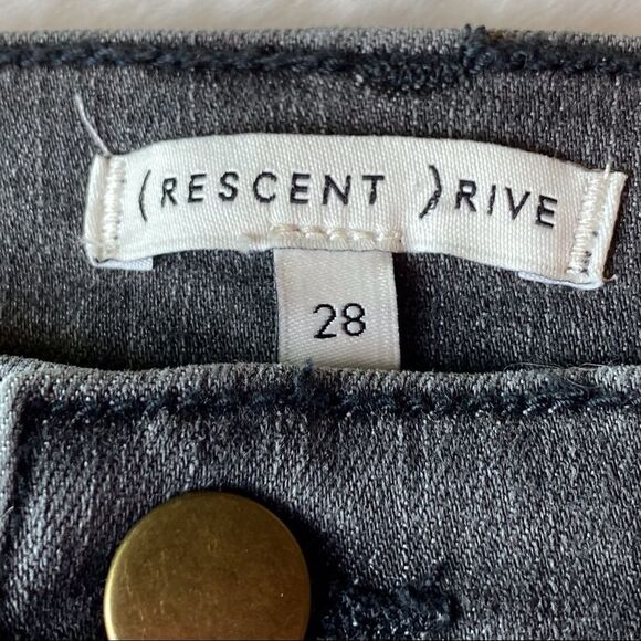 Crescent Drive New With Tags Gray High Rise Skinny Jeans Size 28 - Picture 3 of 11